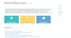 Desktop Screenshot of kestrelblackmore.com